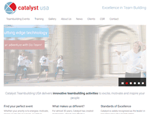 Tablet Screenshot of catalystevents.com